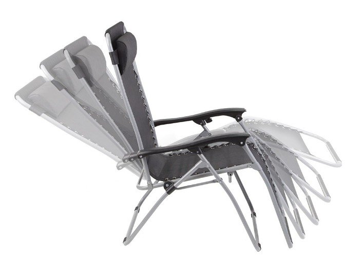 Кресло-шезлонг GoGarden FIESTA, цвет черный, 50306 купить на ЖДБЗ.ру - фотография № 3