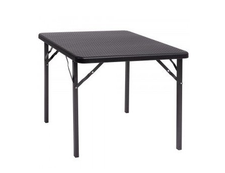 Стол складной GoGarden PORTO, черный, 50370 теннисный стол складной для помещений rasson billiard rasson premium s 2260 indoor 274x152 5x76 см с сеткой 51 230 01 0