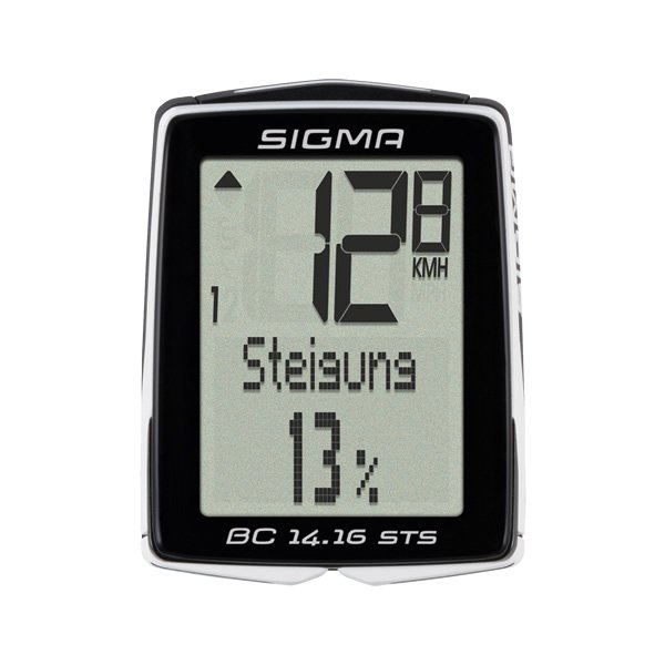 Велокомпьютер Sigma Sport, TOPLINE 2016,  BC 14.16, wired, bike functions: current speed, average, УТ000077224 navako держатель для тарелок sigma