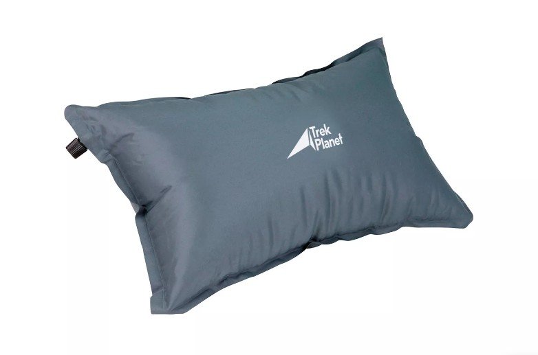 Подушка самонадувающаяся TREK PLANET Relax Pillow, серый, 70432 подушка валик для беременных body pillow i формы 145х25 см белый h i holo sheep whiteblack