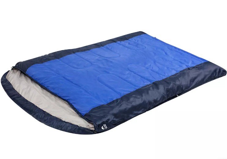 Спальный мешок JUNGLE CAMP Verona Double, синий, 70958 купить на ЖДБЗ.ру - фотография № 5