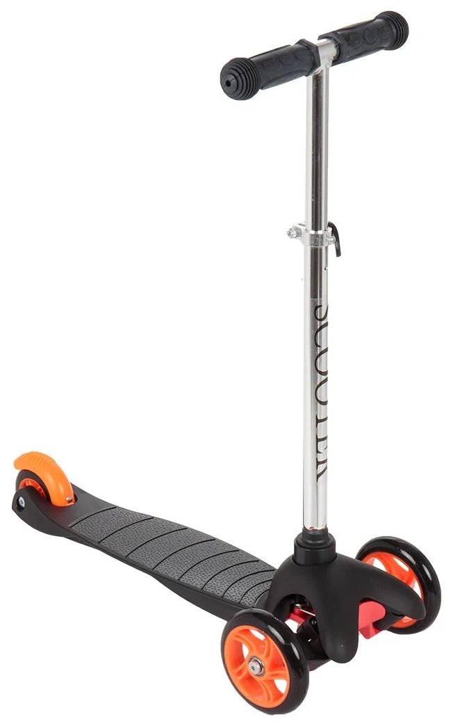 Самокат Leader Kids LK-102, черный/оранжевый педаль к электросамокату escoo kids чёрный х95176