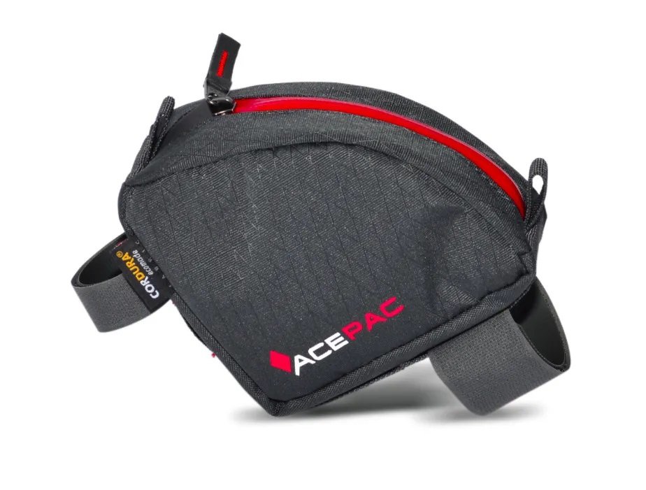 Сумка велосипедная ACEPAC Tube Bag, 0.7L, grey, 109222 сумка велосипедная подседельная acepac saddle bag l 16l серый 103329