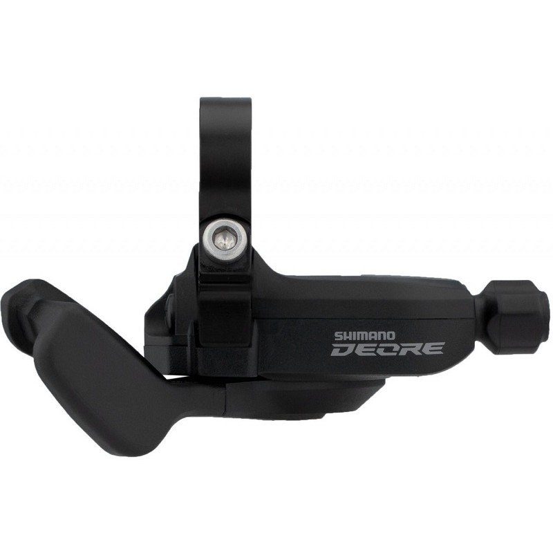 Манетки и Шифтеры  ВашВелосипед Переключатель велосипедный SHIMANO DEORE, 2 скорости, левый, без индикатора, трос 1800 мм, черный, ASLM5100LB, 2-8224