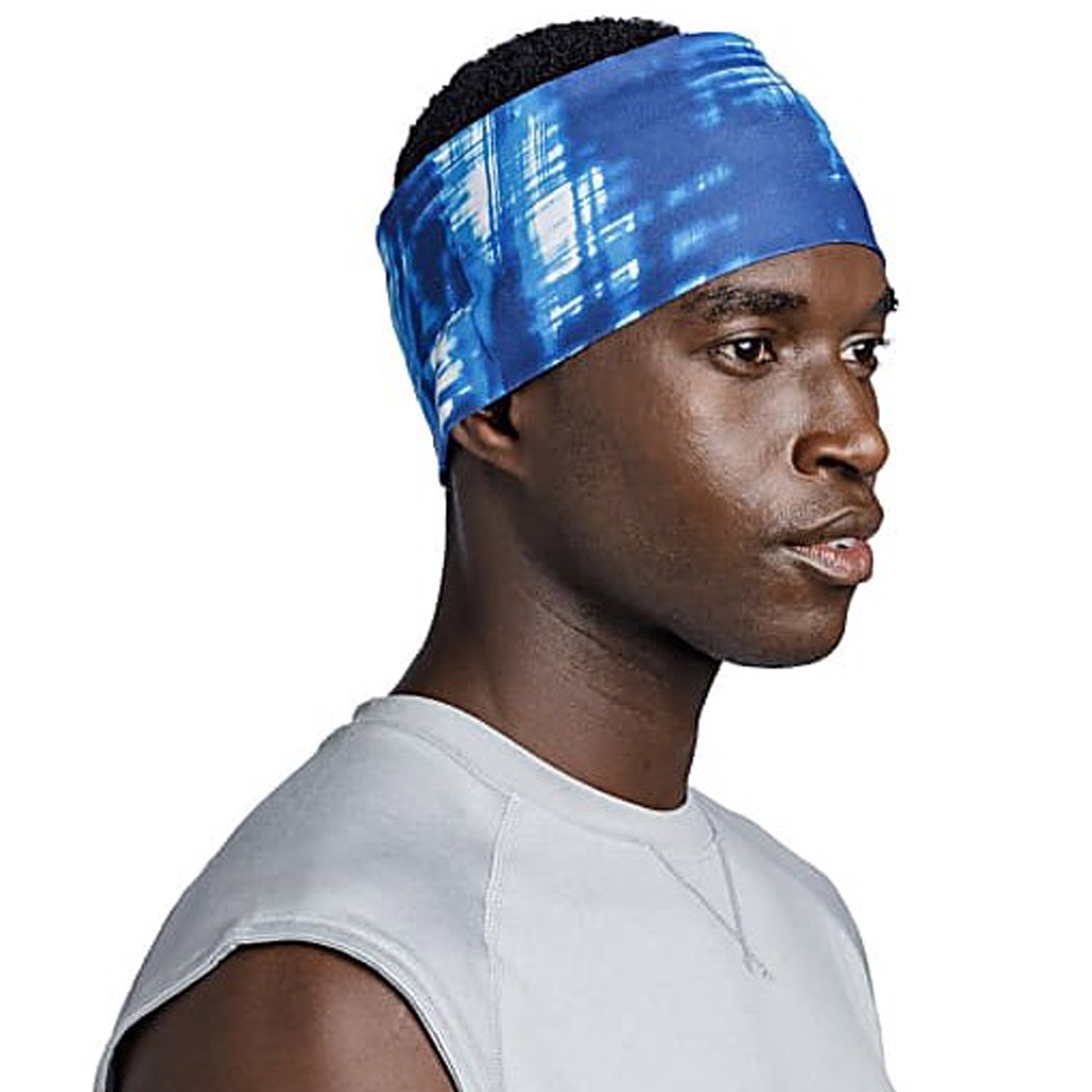 Повязка Buff Coolnet UV+ Wide Headband Attel Blue, мужская, 131415.707.10.00 УТ-00329567 - фото 2