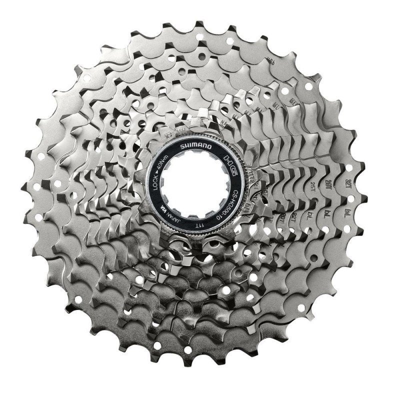   ВашВелосипед Кассета SHIMANO TIAGRA, 10 скоростей, 10х11-25, KCSHG50010125, никелировано-серебристый, без упаковки, 2-8291