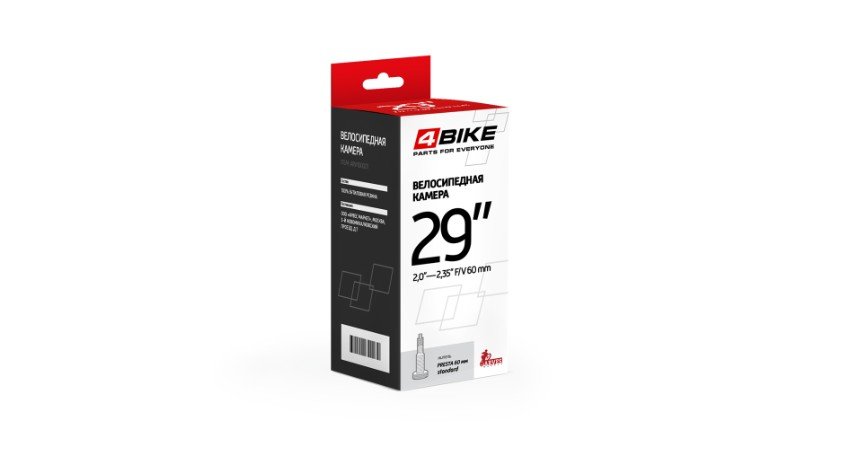 

Камера 4Bike 29''x2.0-2.35 f/v ниппель 60 мм, ARV000129