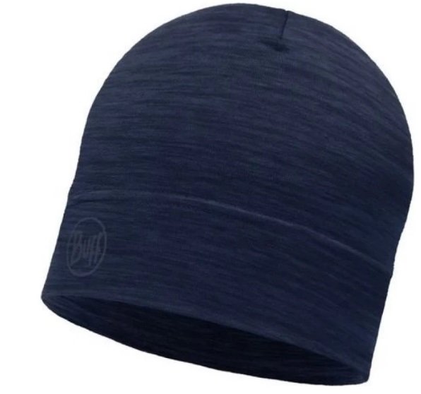 Шапка Buff Merino Lightweight Hat Solid Night Blue, US:one size, 132814.779.10.00 шапка buff lw merino wool reversible hat pansy graphite multistripes us one size 123325 601 10 00