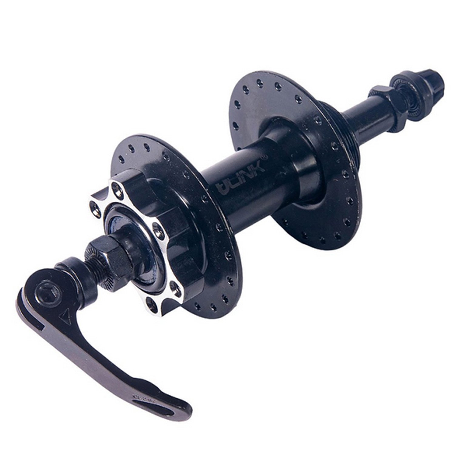 

Втулка задняя U-Link GL-A25R, 32 спицы, OLD 135 мм, черный, GL-A25R-QS32