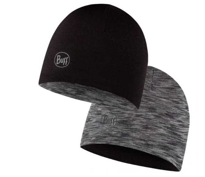 фото Шапка buff lw merino wool reversible hat pansy-graphite multistripes, us:one size, 123325.601.10.00