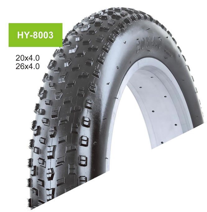 

Покрышка велосипедная TBS 26x4.0, HY-8003, Черный