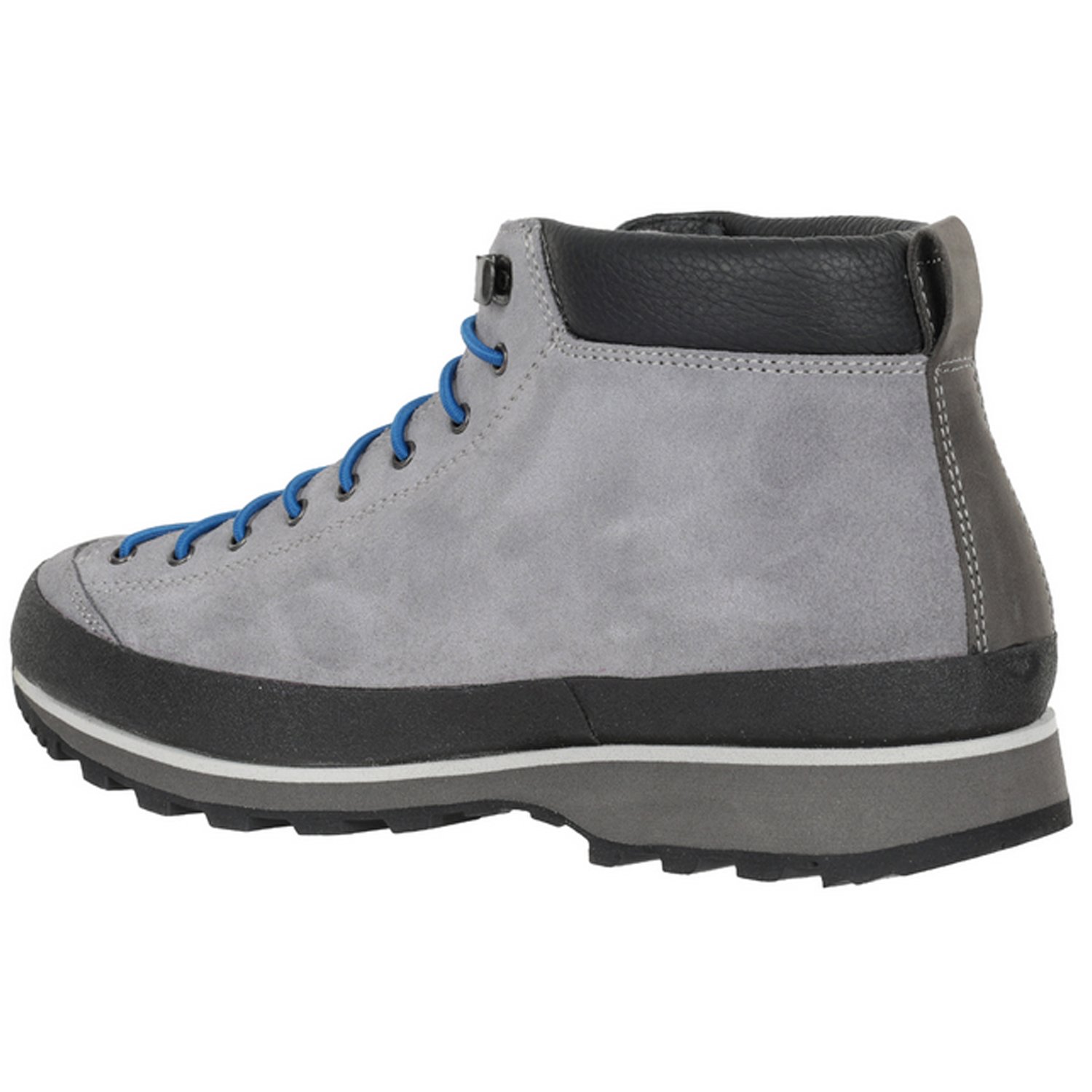 фото Ботинки lomer bio naturale mid mtx suede ash/laguna, женские, серый, 2022-23, 50085_a_03