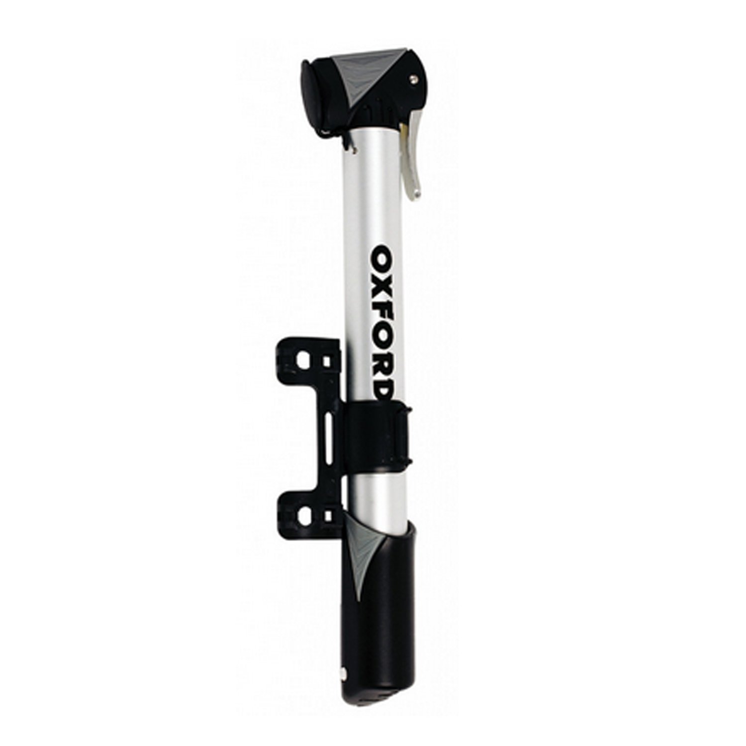 Велонасос Oxford Airflow Strike Alloy Mini Pump, серебристый, PU883 велонасос beto mini алюминиевый 7 bar 470360