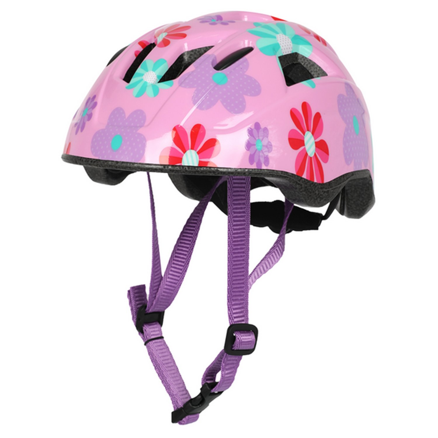 Велошлем Oxford Flowers Junior Helmet, детский, розовый/фиолетовый, 2023, FLOWERSL