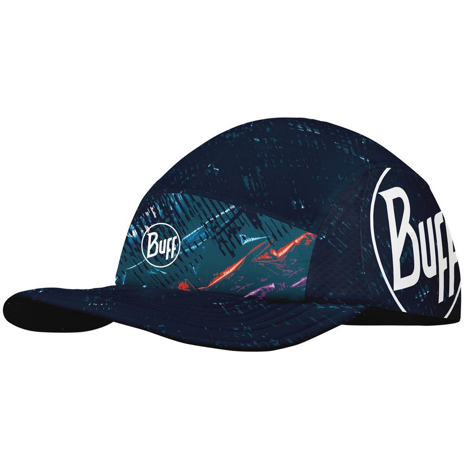 Велокепка Buff 5 Panel Go Cap Xcross, черный, 2023, 125575.555.20.00