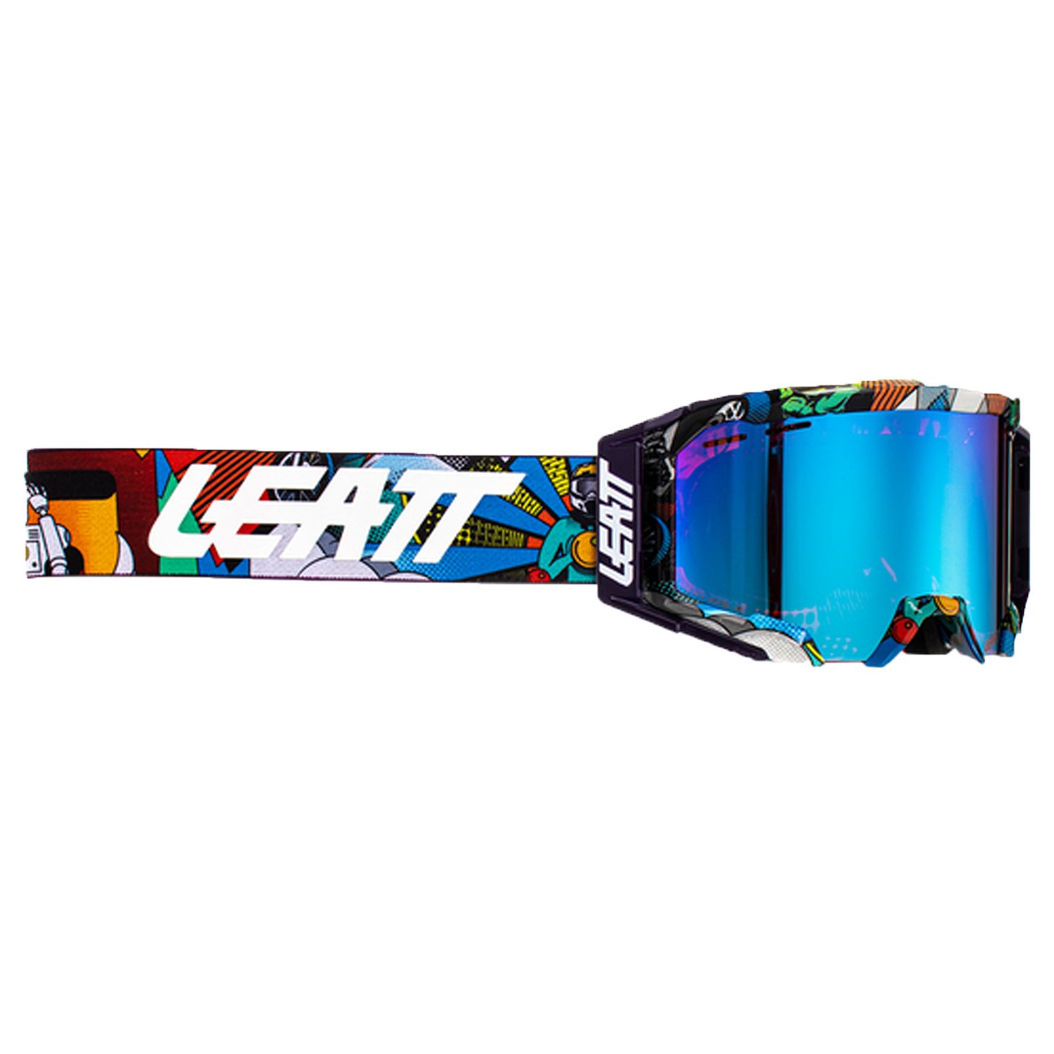 

Веломаска Leatt Velocity 5.0 MTB Iriz Area 51 UC 26%, синий, 2023, 8023020590