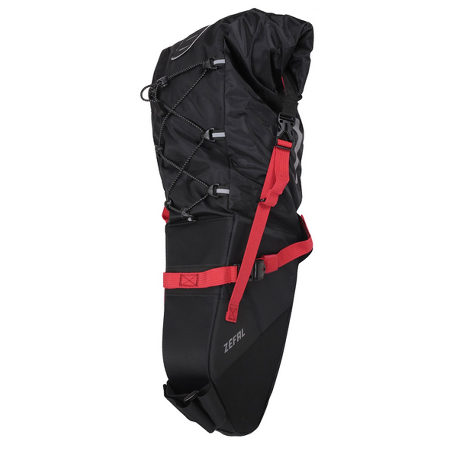 Сумка велосипедная Zefal Z Adventure R17 Saddle Bag, подседельная, объем от 8 до 17L, красный/черный, 2023, 7002 сумка подседельная fizik saddlebag 00 fb0700a03111
