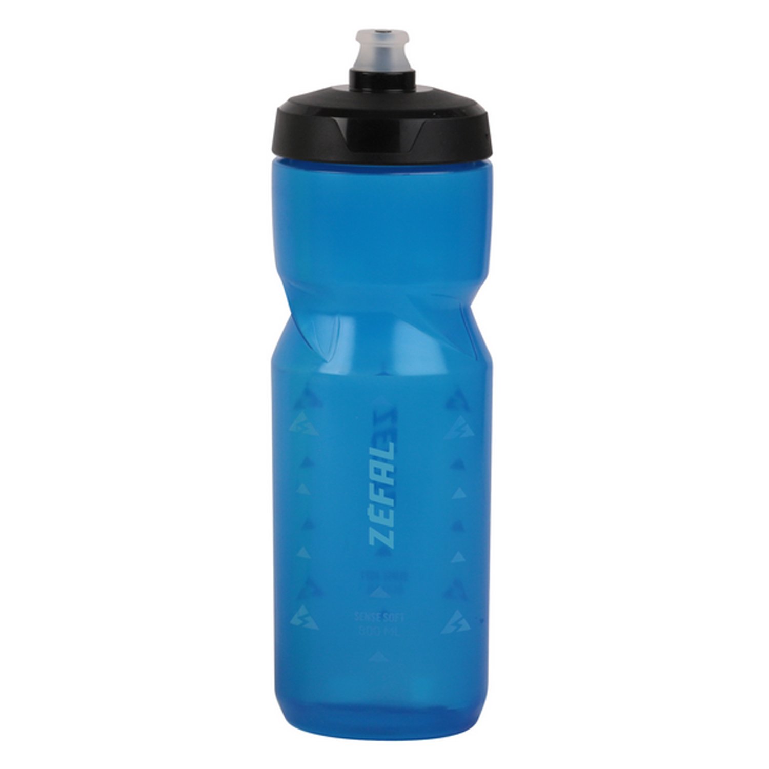 Фляга велосипедная Zefal Sense Soft 80 Bottle Translucent, пластик, 800 мл, синий, 2023, 157L