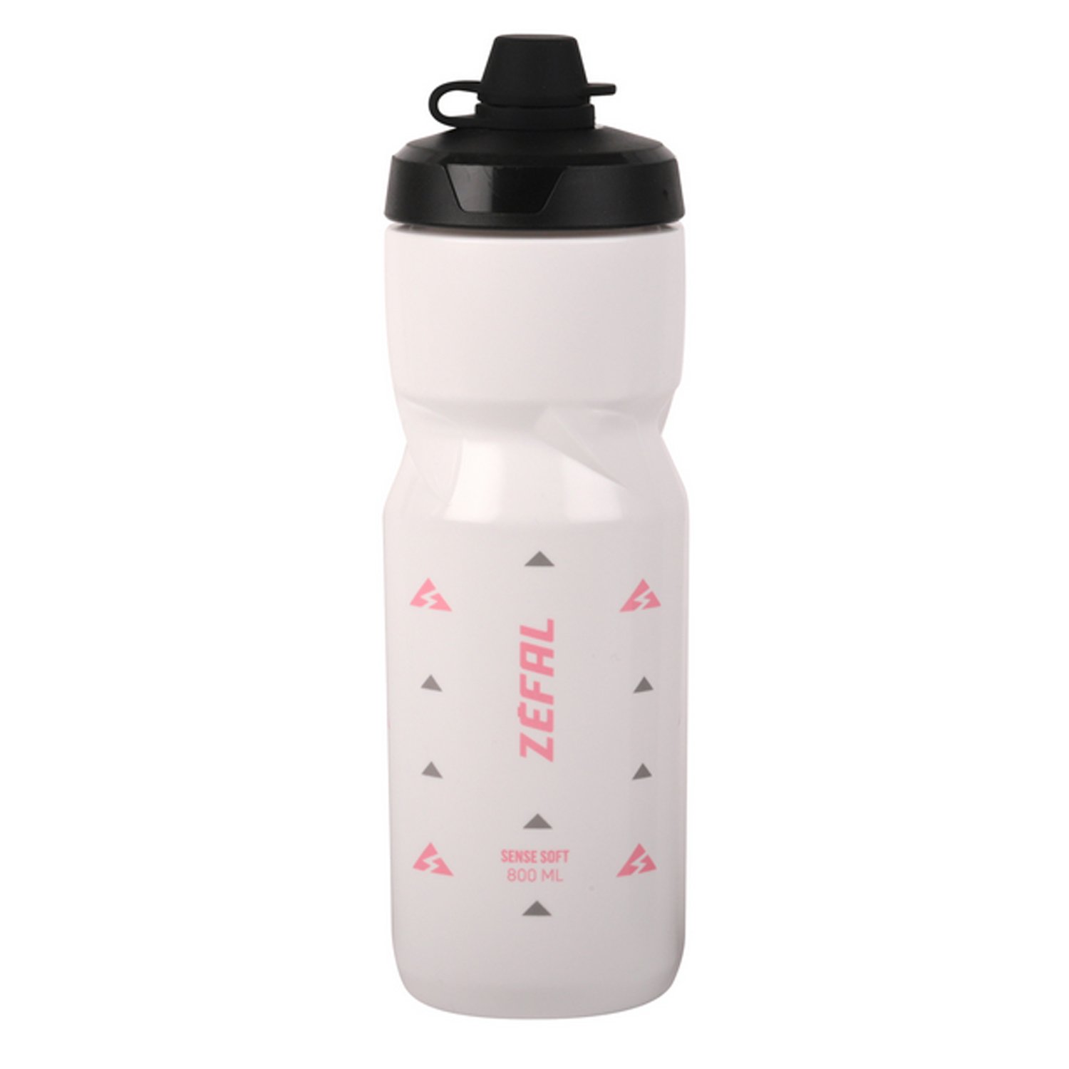 фото Фляга велосипедная zefal sense soft 80 no-mud bottle, пластик, 800 мл, розовый/серый, 2023, 157r