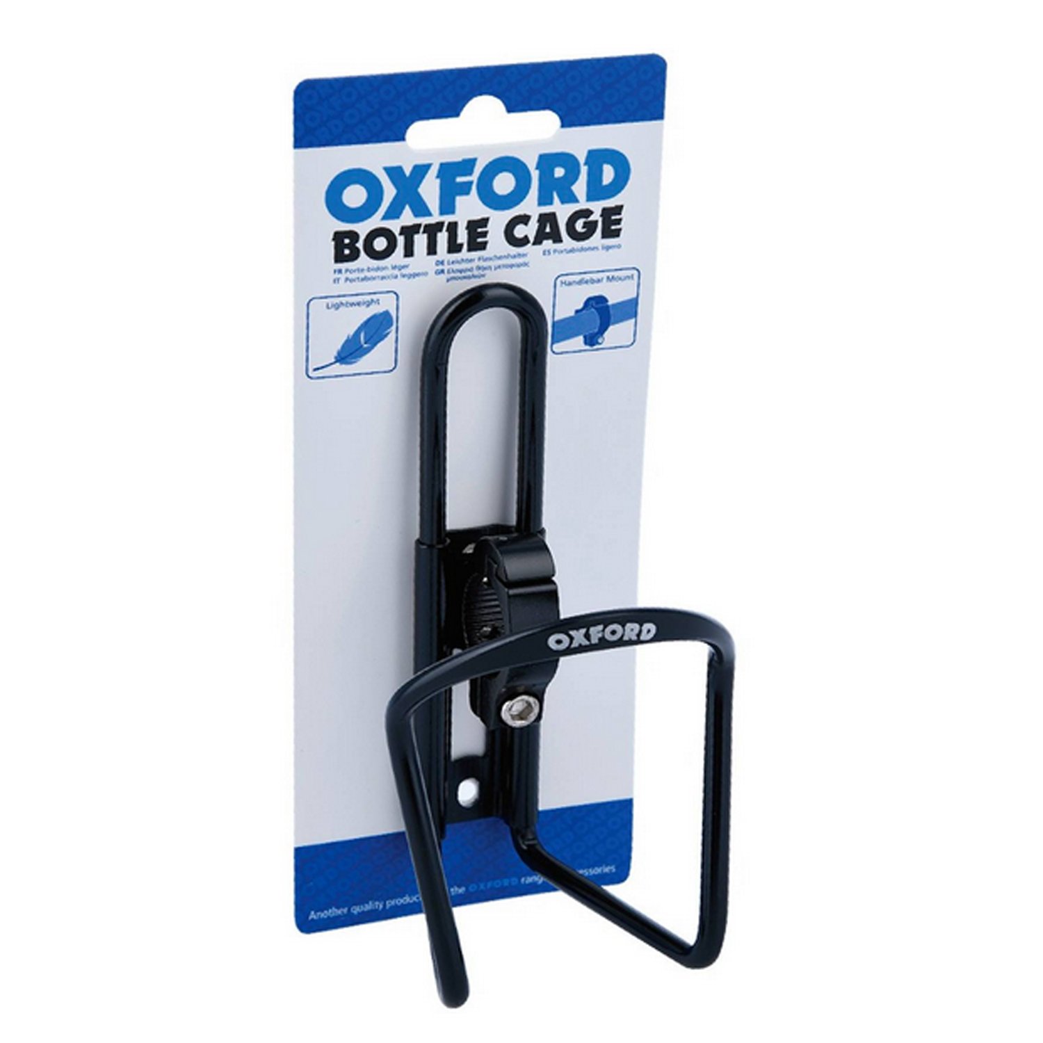 фото Флягодержатель велосипедный oxford bottle cage with bracket, алюминий, черный, 2023, of562