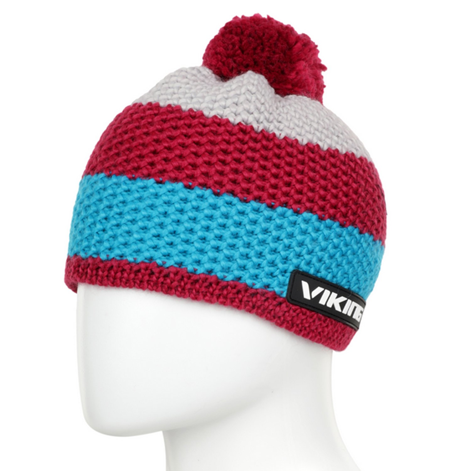 фото Шапка viking timber gore-tex infinium turquise/fuchsia, us:one size, бордовый/голубой, 2022-23, 215/18/6243_4670
