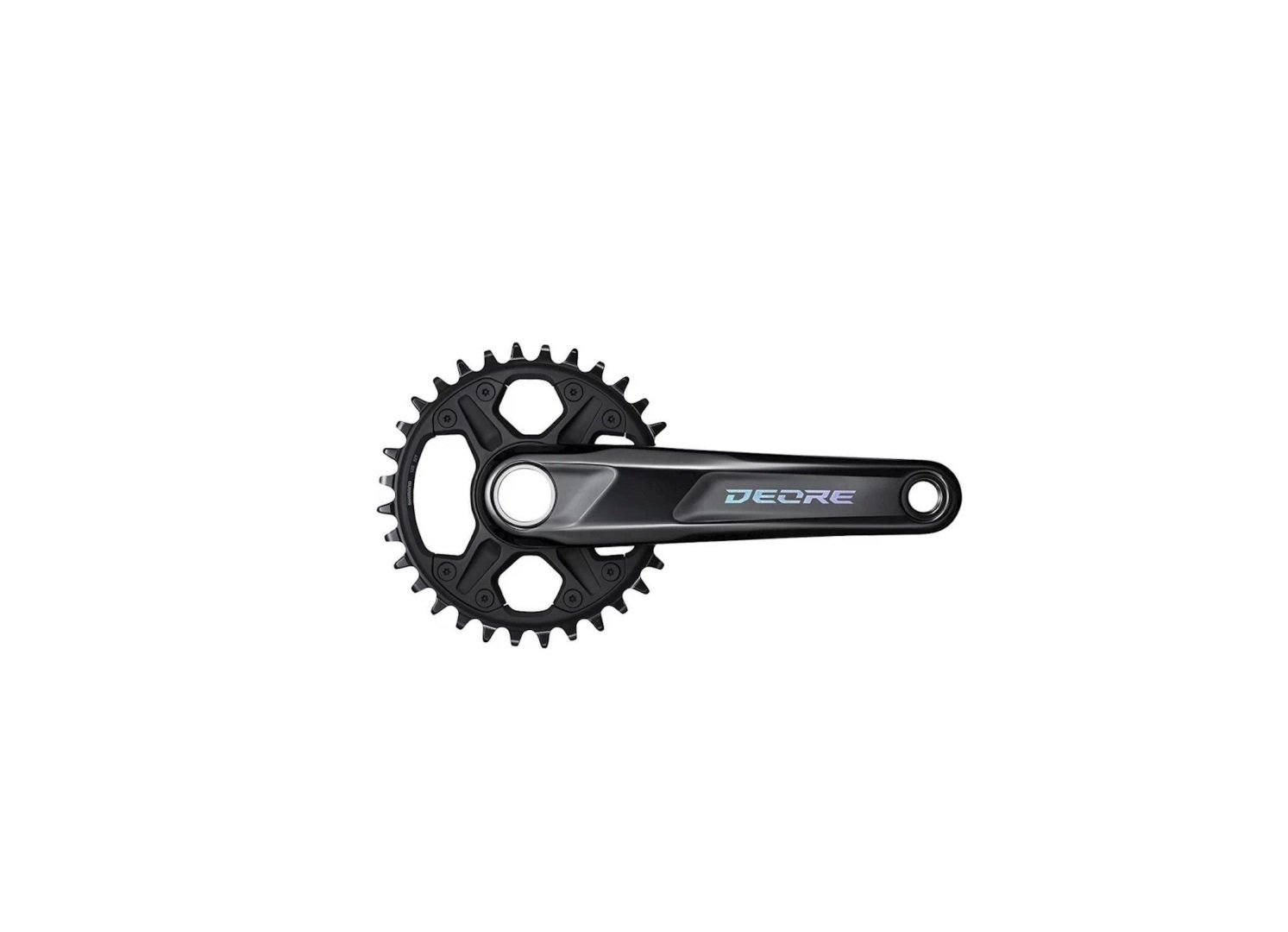 

Система SHIMANO Deore, FC-M6120, 30T, 1x12 скоростей, 170мм, интегрированный вал, черная, AFCM61201CBA2