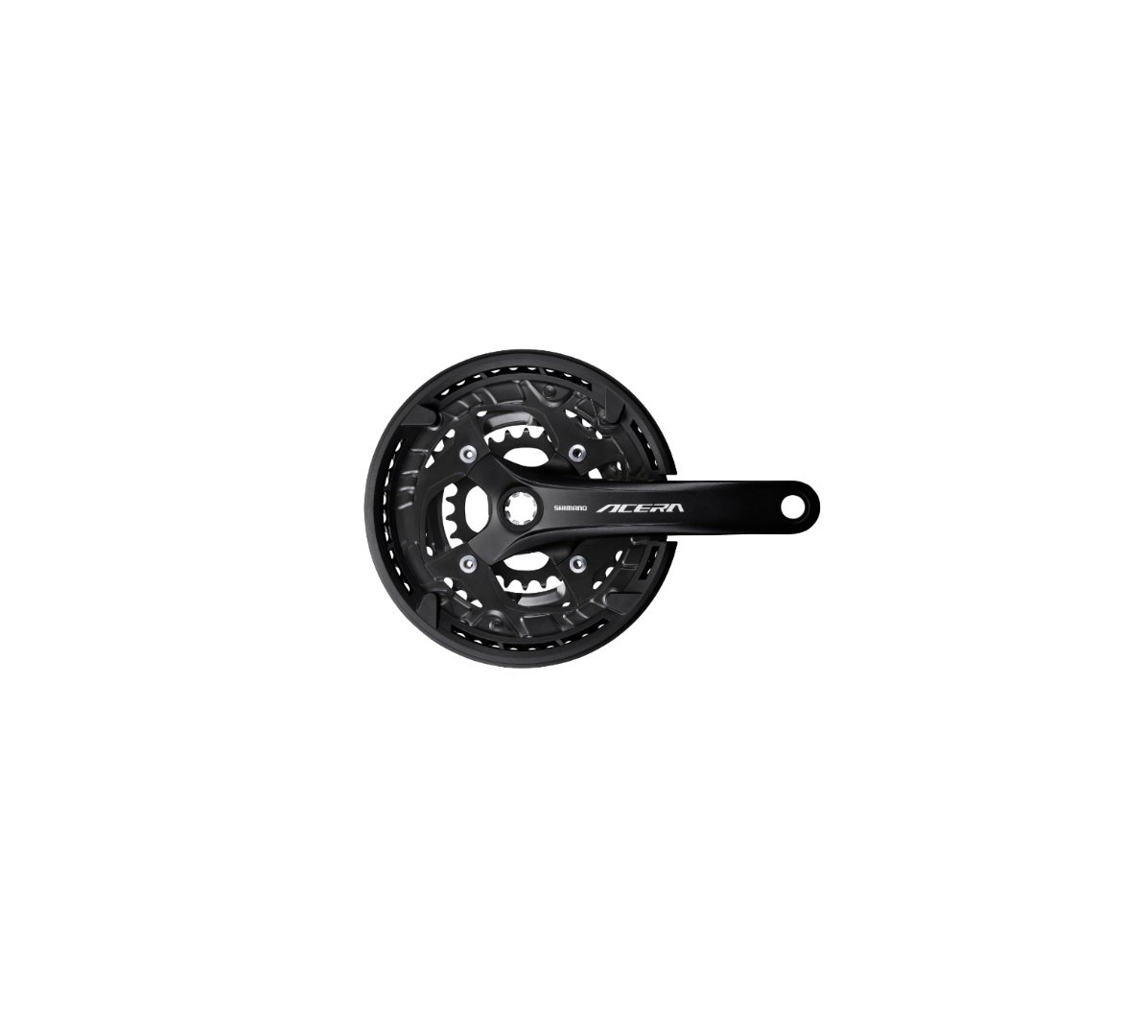 

Система SHIMANO Acera, FC-T3010, 44/32/22T, 3x9 скоростей, 170мм, квадрат, черная, AFCT3010C422CL