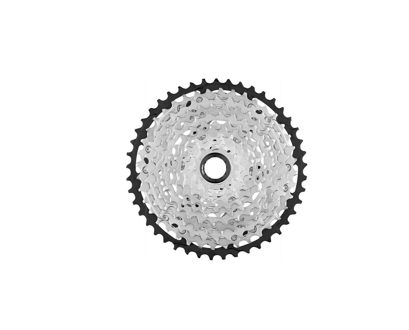  Кассета велосипедная Shimano SLX, M7100, 12 скоростей, 10-45Т, черно-серебристая, без упаковки, KCSM7100045