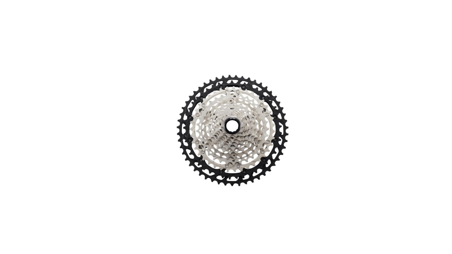   ВашВелосипед Кассета велосипедная Shimano Deore XT, M8100, 12 скоростей, 10-51Т, черно-серебристая, без упаковки, KCSM8100051