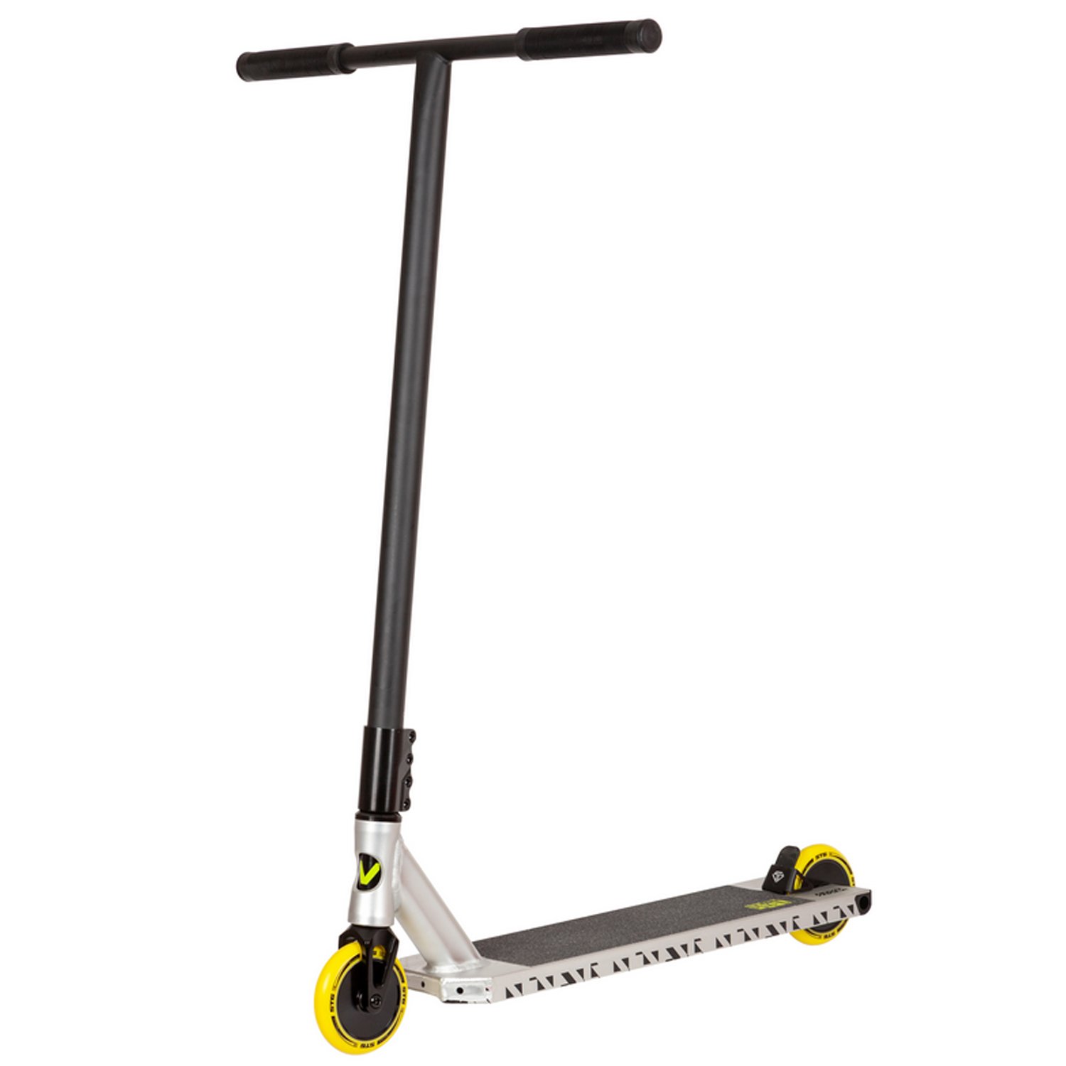 Двухколесные Самокат трюковый NOVATRACK PIXEL110, 110 мм, ABEC 9, белый, 2023, SX23836