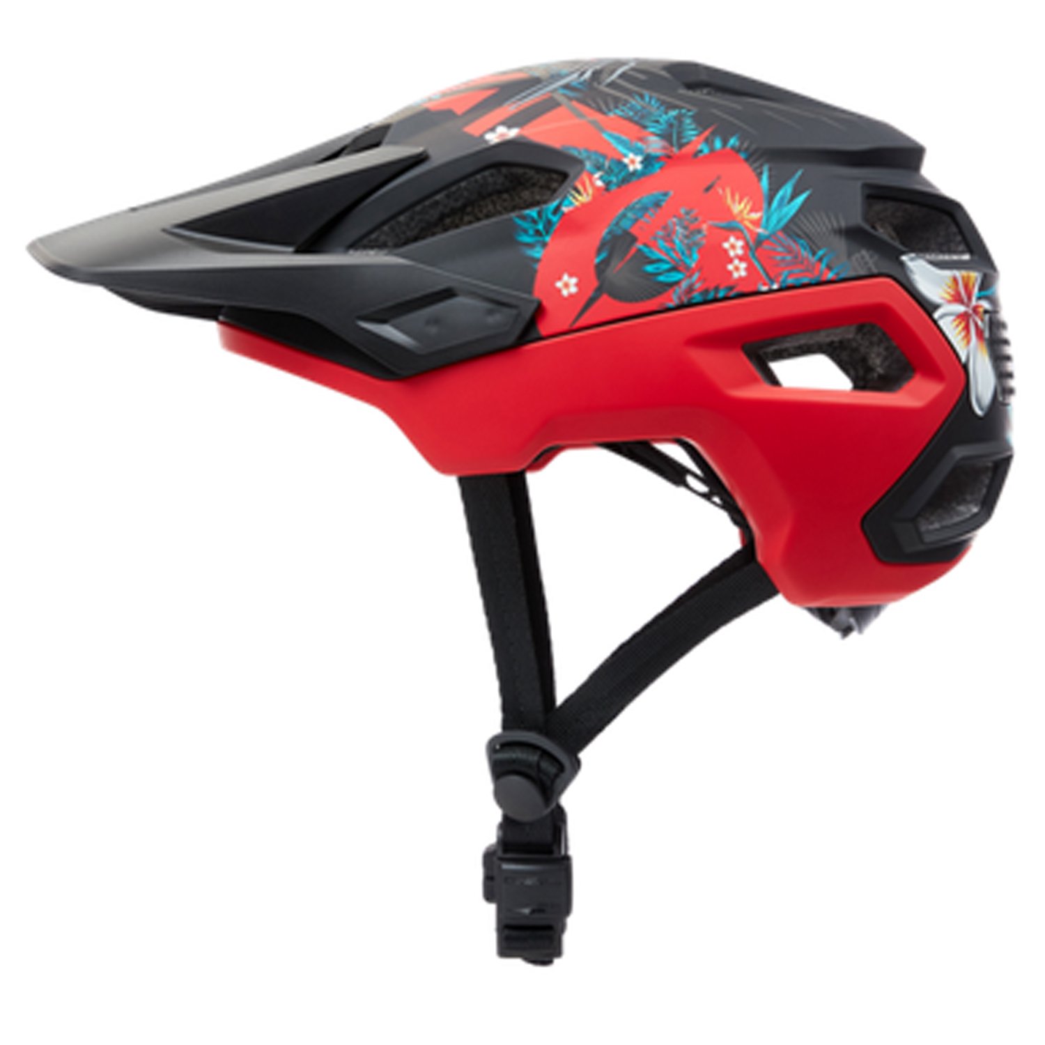 Велошлем O´Neal TRAILFINDER RIO V.22, 54-58 см, черный/красный, 0013-012 шлем открытый o neal slat vx1 матовый размер s красный синий