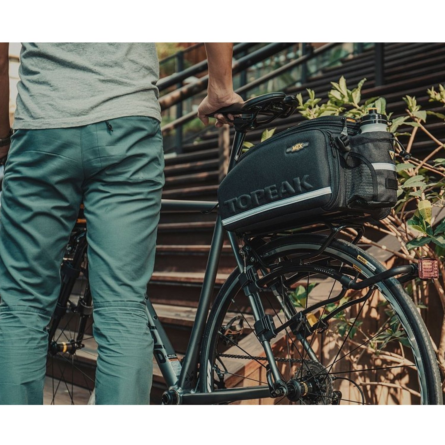 фото Велобагажник topeak tetrarack r2 gravel/road, на перья, черный, ta2409r2