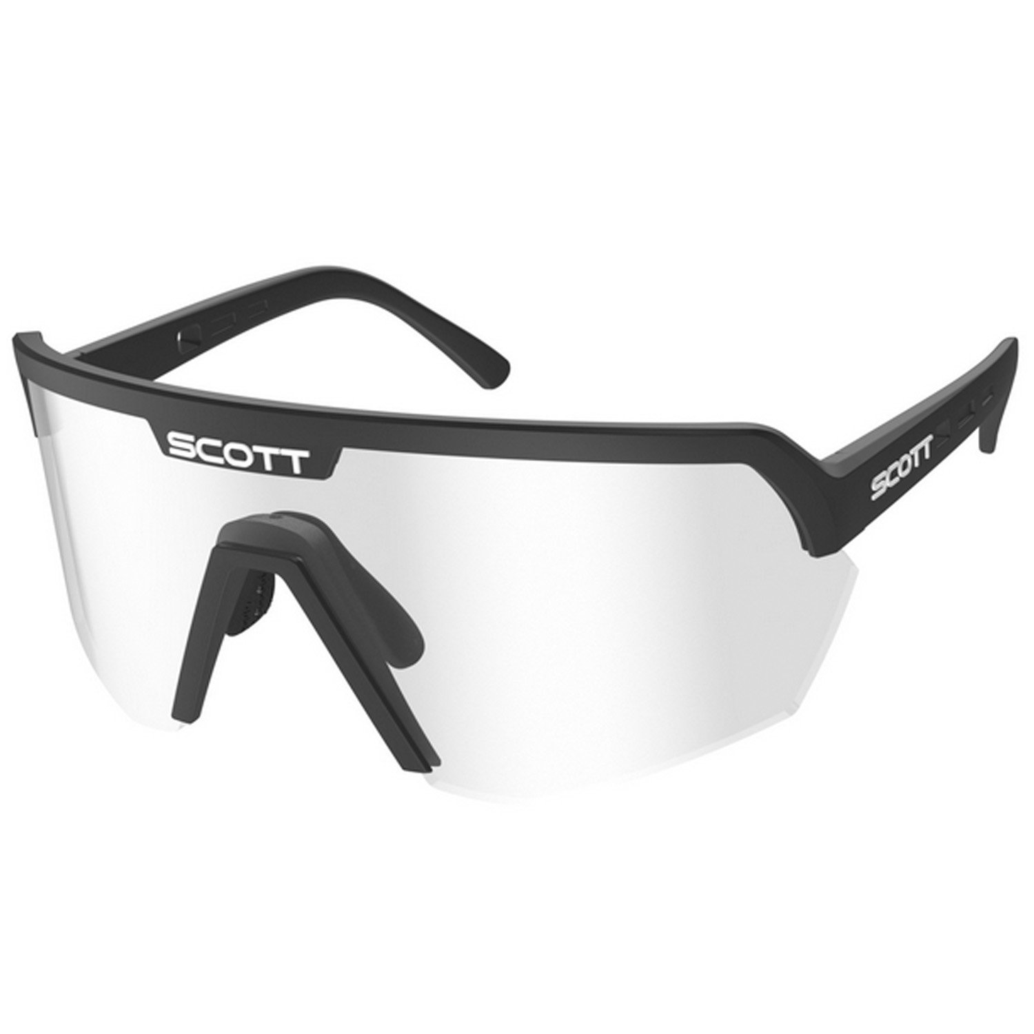 Очки велосипдные SCOTT Sport Shield, black clear, ES281188-0001043 очки велосипедные scott spur ls black matt grey light sensitive clear 273337 0135304