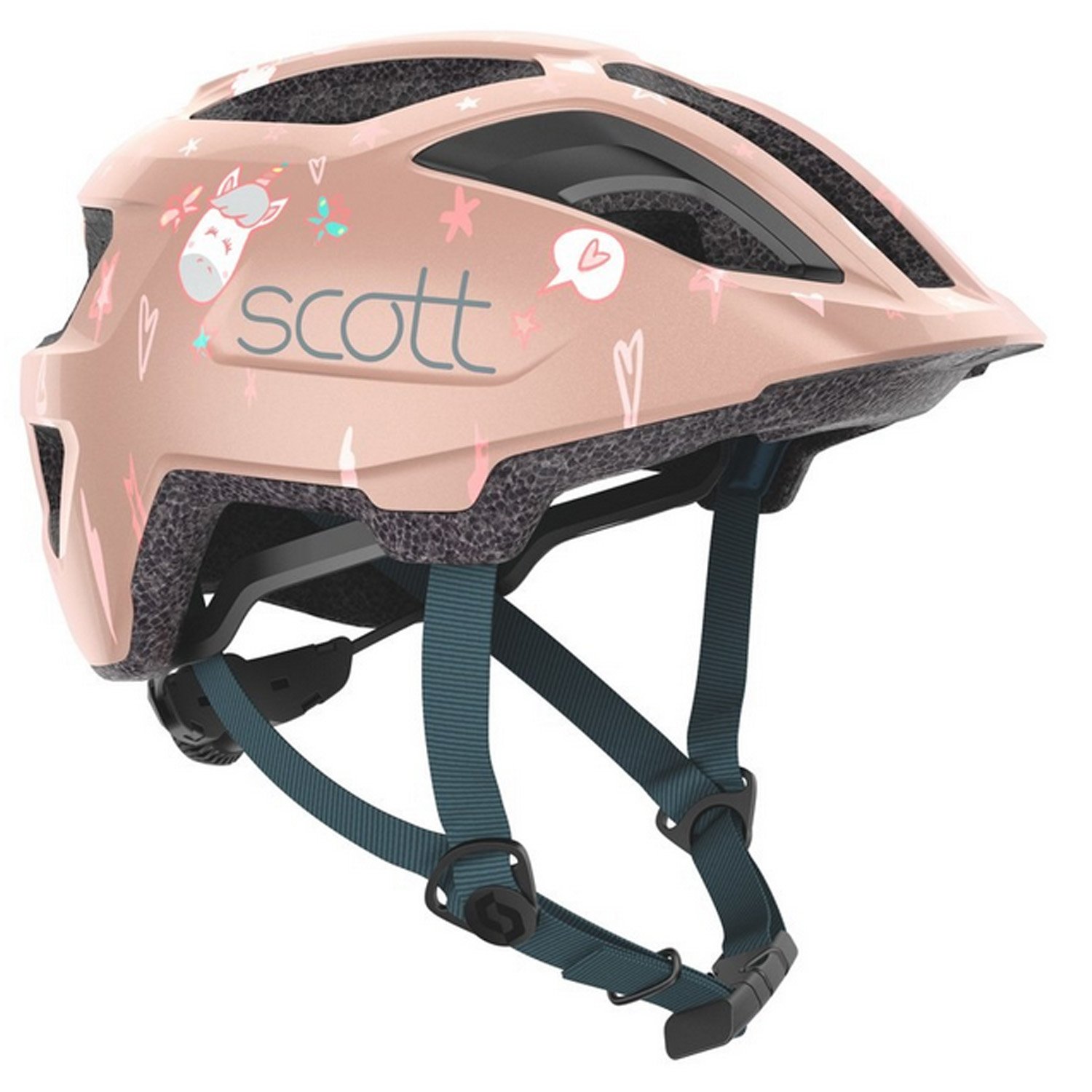 Велошлем SCOTT Kid Spunto (CE), crystal pink, ES275235-7174 крылья велосипедные hog yfp 37 20 24 с интегрированным задним габаритным фонарем пластик черные hog 37