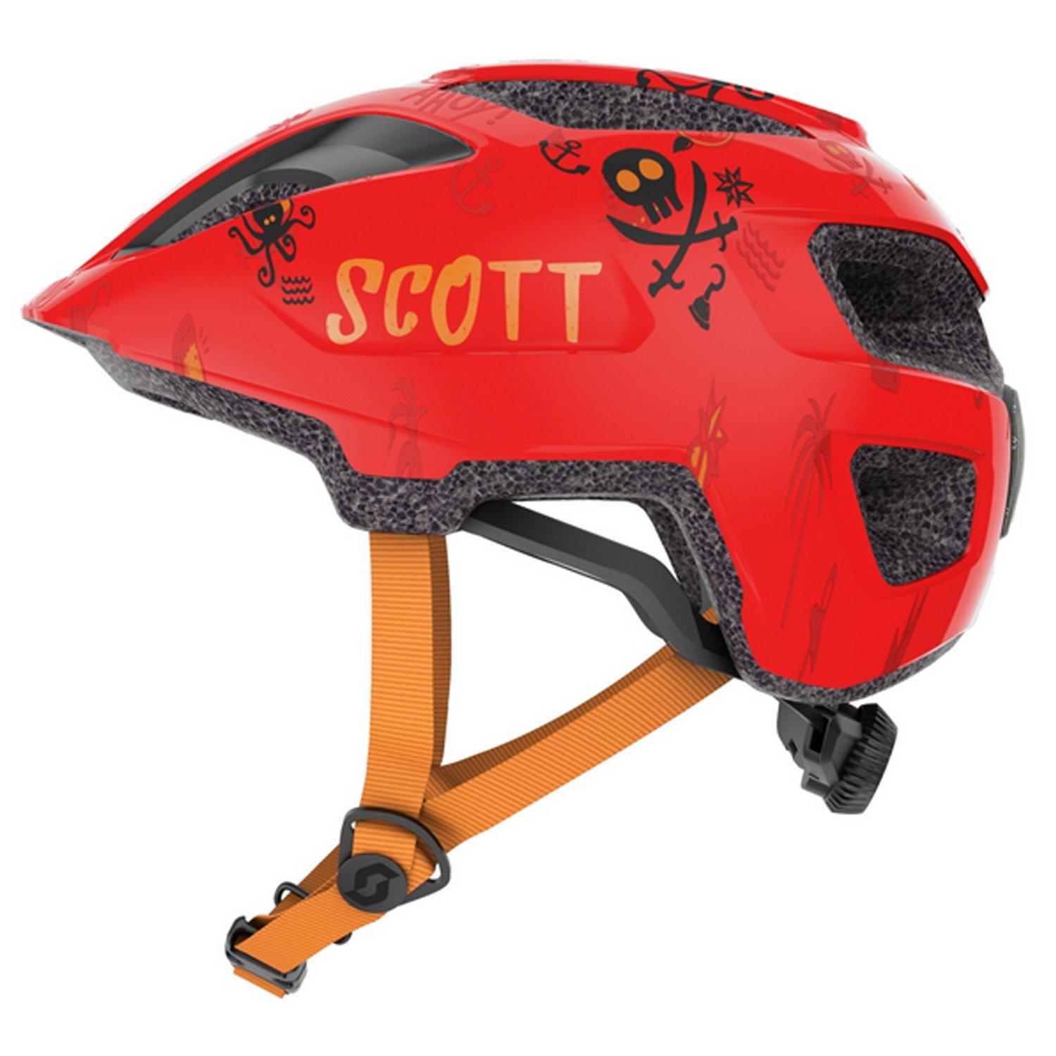 Велошлем SCOTT Spunto Kid (CE), детский, florida red, ES275235-6909, цвет красный УТ-00255096 - фото 4