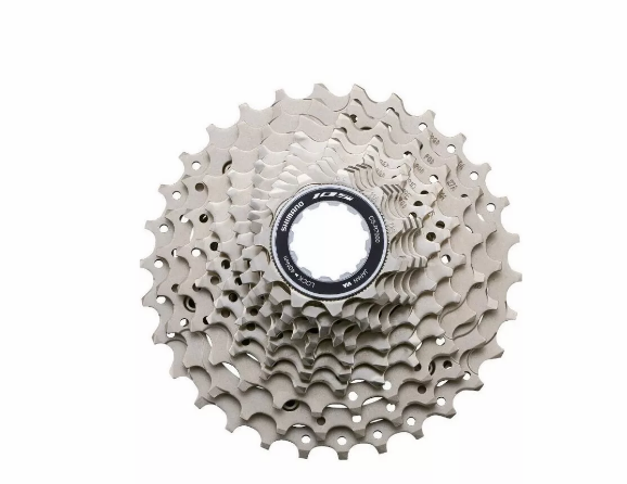  Кассета велосипедная Shimano 105 R7000, 11 скоростей, 11-30Т, серебристая, без упаковки, KCSR700011130