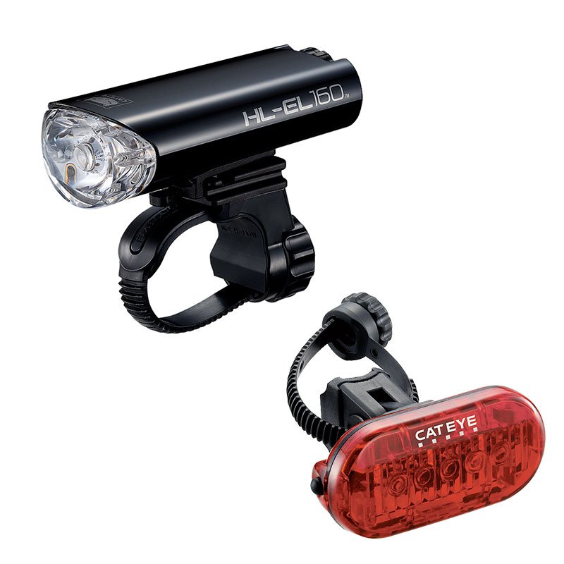 

Фара с фонарём CAT EYE, LED HL-EL160, перед 83 гр/OMNI 5 TL-LD155, зад 41.8 гр AA+АААх2 шт, 8-12039034