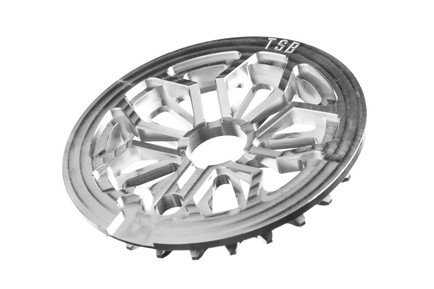 

Звезда велосипедная BMX TSB SS, SuperSport Guard sprocket 25t, алюминий Д16Т, 132гр, серебро, 03-200108, Серебристый