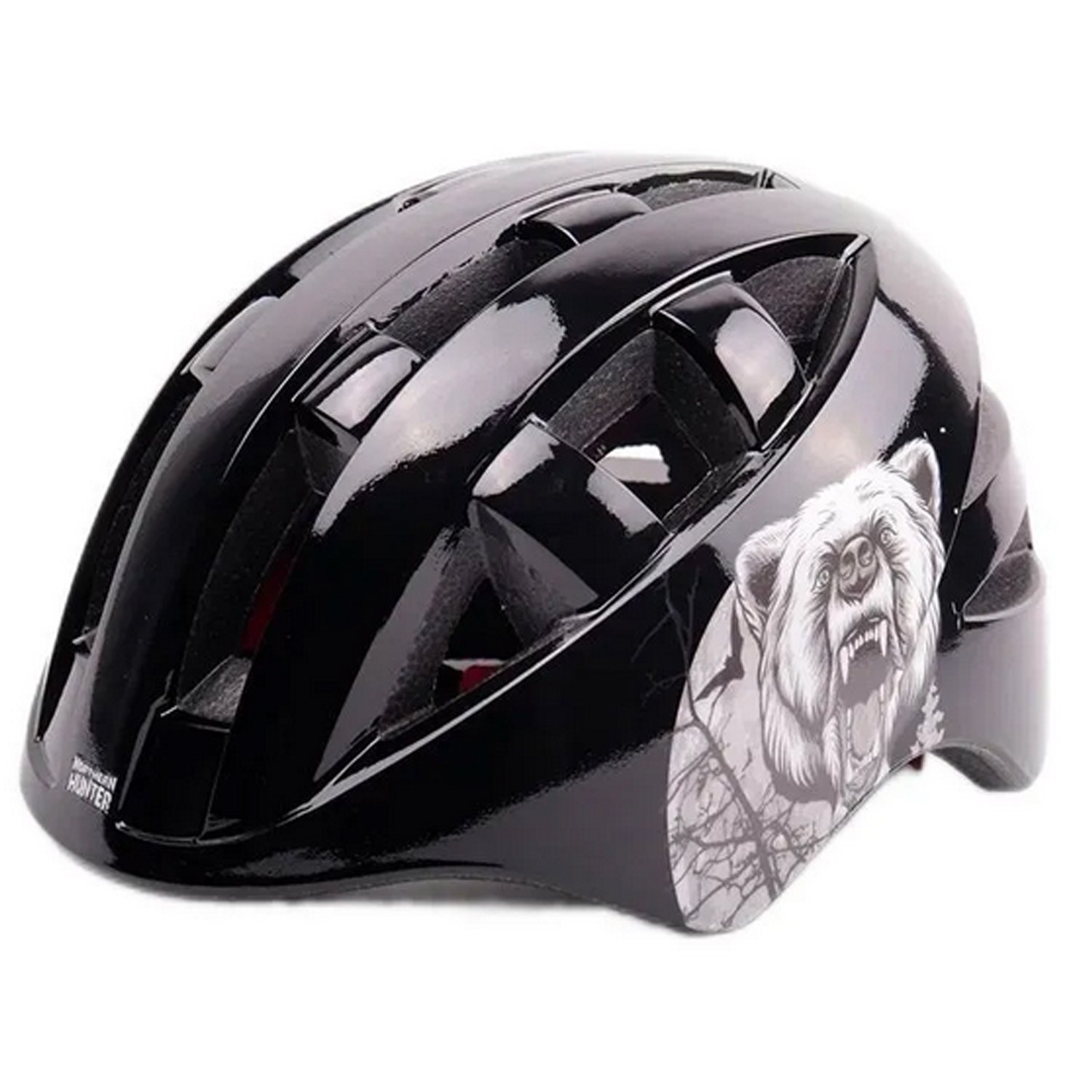 Детские велошлема Велошлем Vinca Sport Northern Hunter, IN-MOLD, деттский, с регулировкой, черный, VSH 8 Northern Hunter (Размер: S (4853))