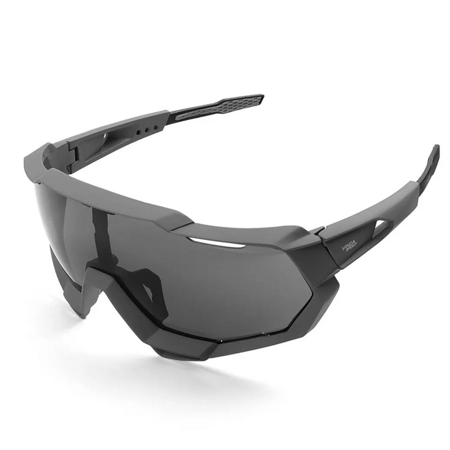 

Очки велосипедные Vinca Sport, серая оправа, серые линзы, VG 545 grey