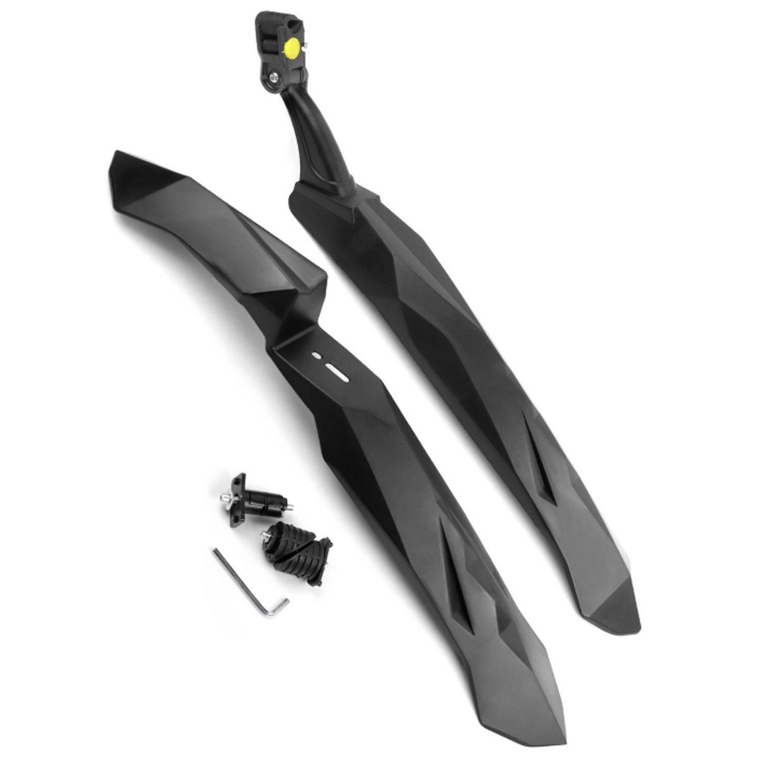 фото Крылья велосипедные vinca sport, комплект, 24-27.5", пластик, черный, hn 59 oem