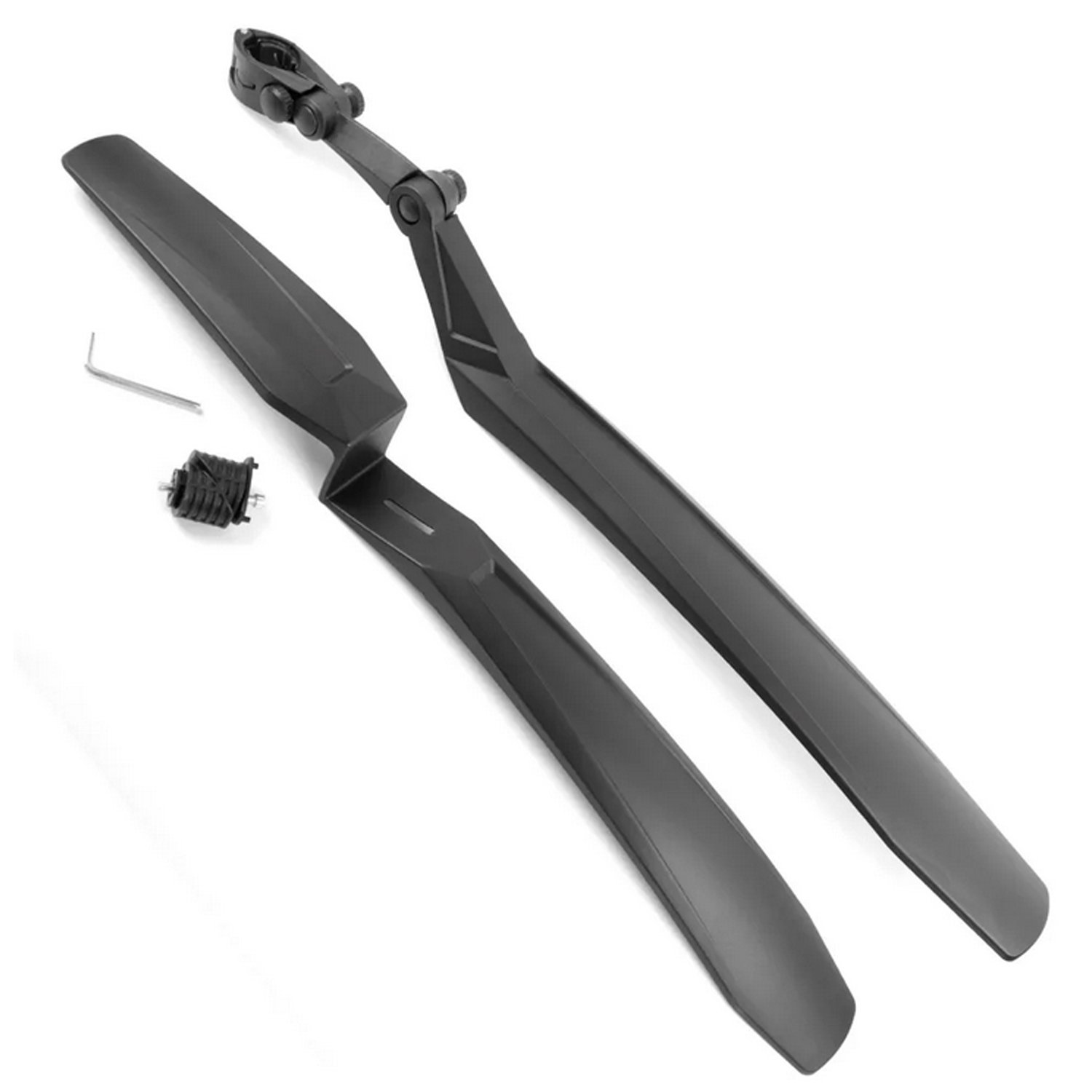 фото Крылья велосипедные vinca sport 24-26", комплект, черный, hn 82 oem