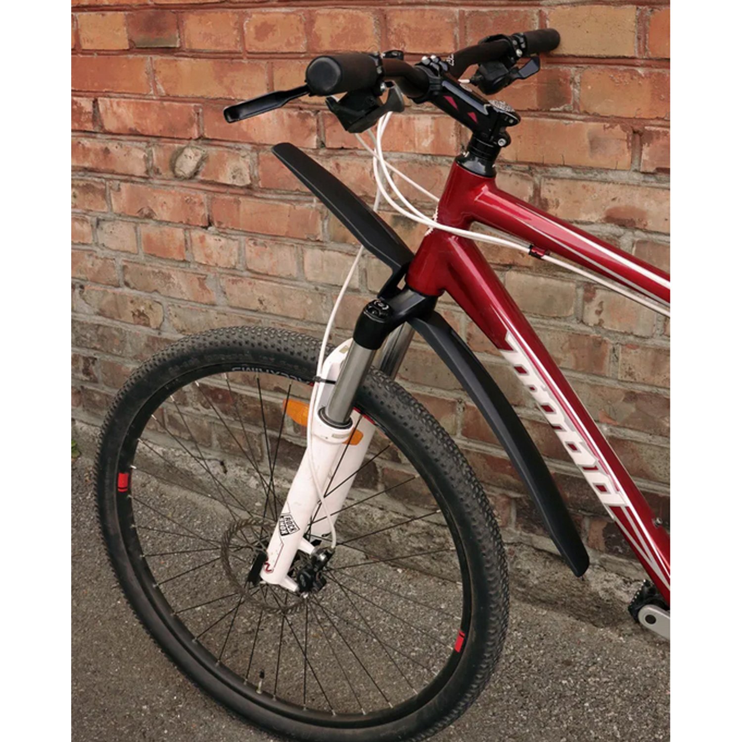 фото Крылья велосипедные vinca sport 24-26", комплект, черный, hn 82 oem
