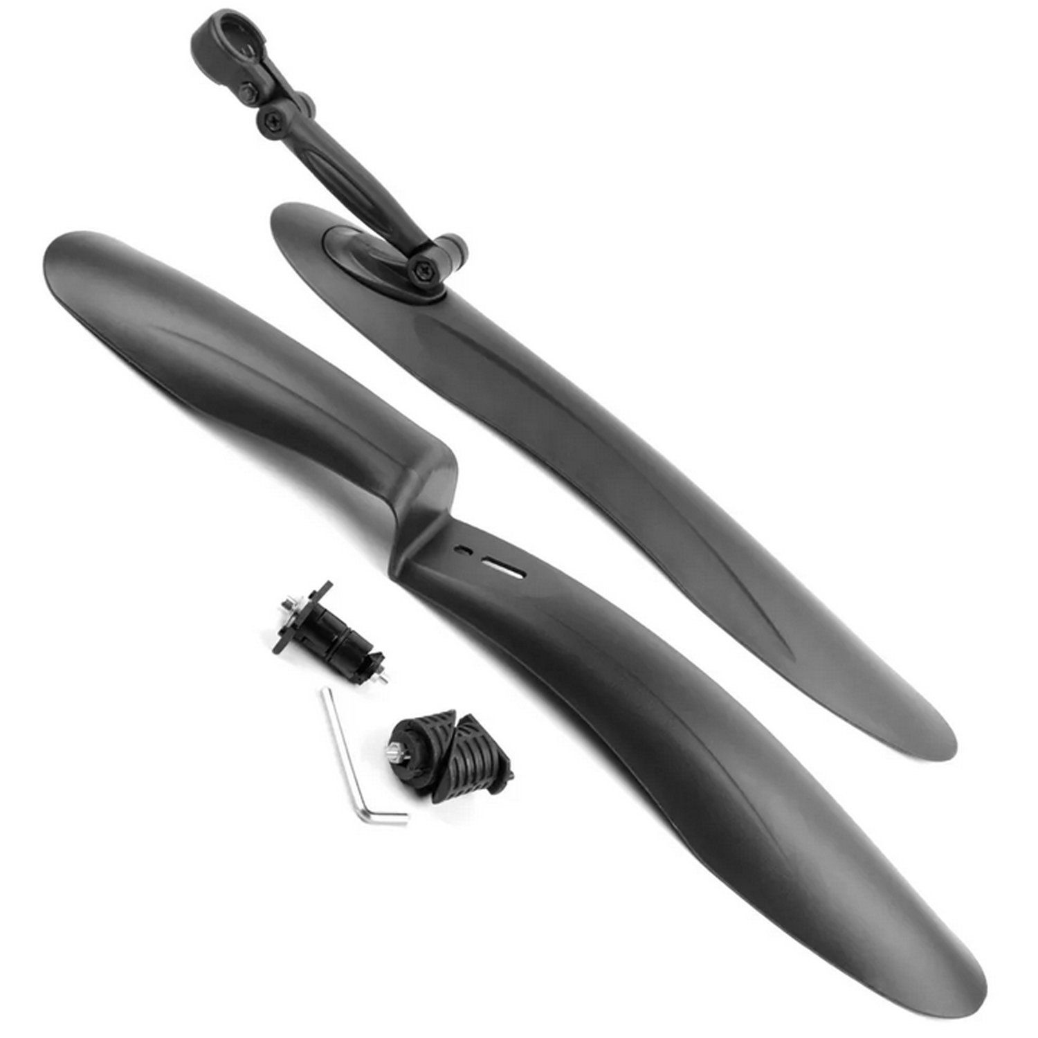 

Крылья велосипедные Vinca Sport, комплект, "- 26", пластик, черные, HN 57-1 OEM