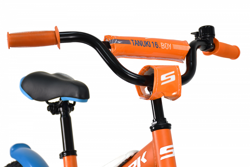 Детский велосипед Stark Tanuki 16 Boy оранжевый/синий/белый, 2023 УТ-00335258 Ножной - фото 3