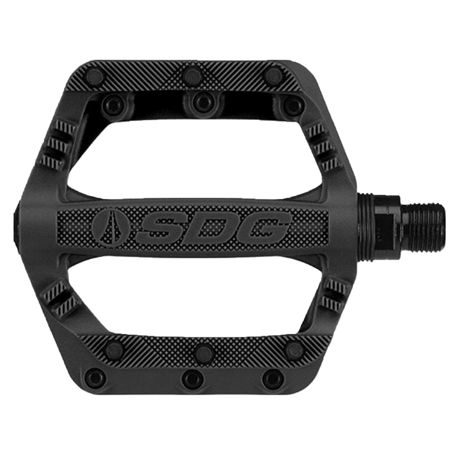 

Педали велосипедные SDG Slater Pedals, 90x90 mm, черный, 00001DS