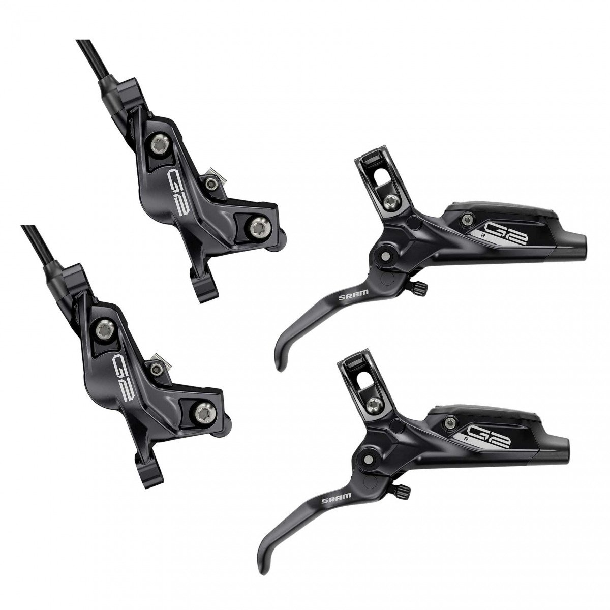 

Тормоз дисковый гидравлический Sram G2 R (комплект передний 00.5018.177.000 + задний 00.5018.177.001 ), SRAMG2R