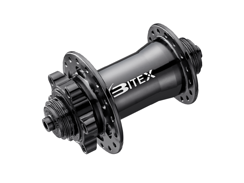 

Втулка Bitex для MTB, передняя, под сквозную ось 15 мм, ширина 100 мм, 32 спицы, черная, BX207F32H-15-100BK