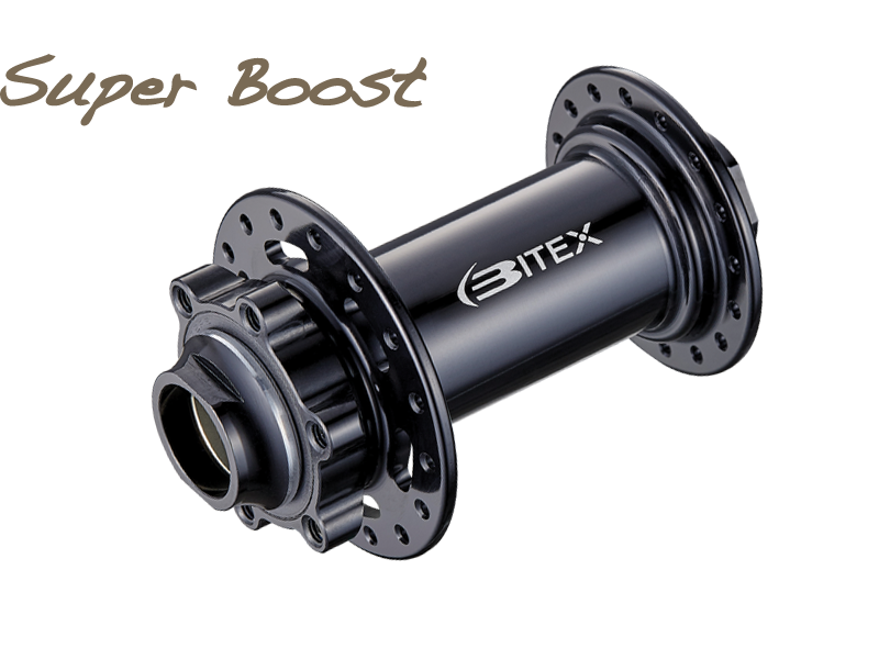 

Втулка Bitex для MTB BOOST, передняя, под сквозную ось 20 мм, ширина 110 мм, 32 спицы, черная, BX213F32H-20-110BK