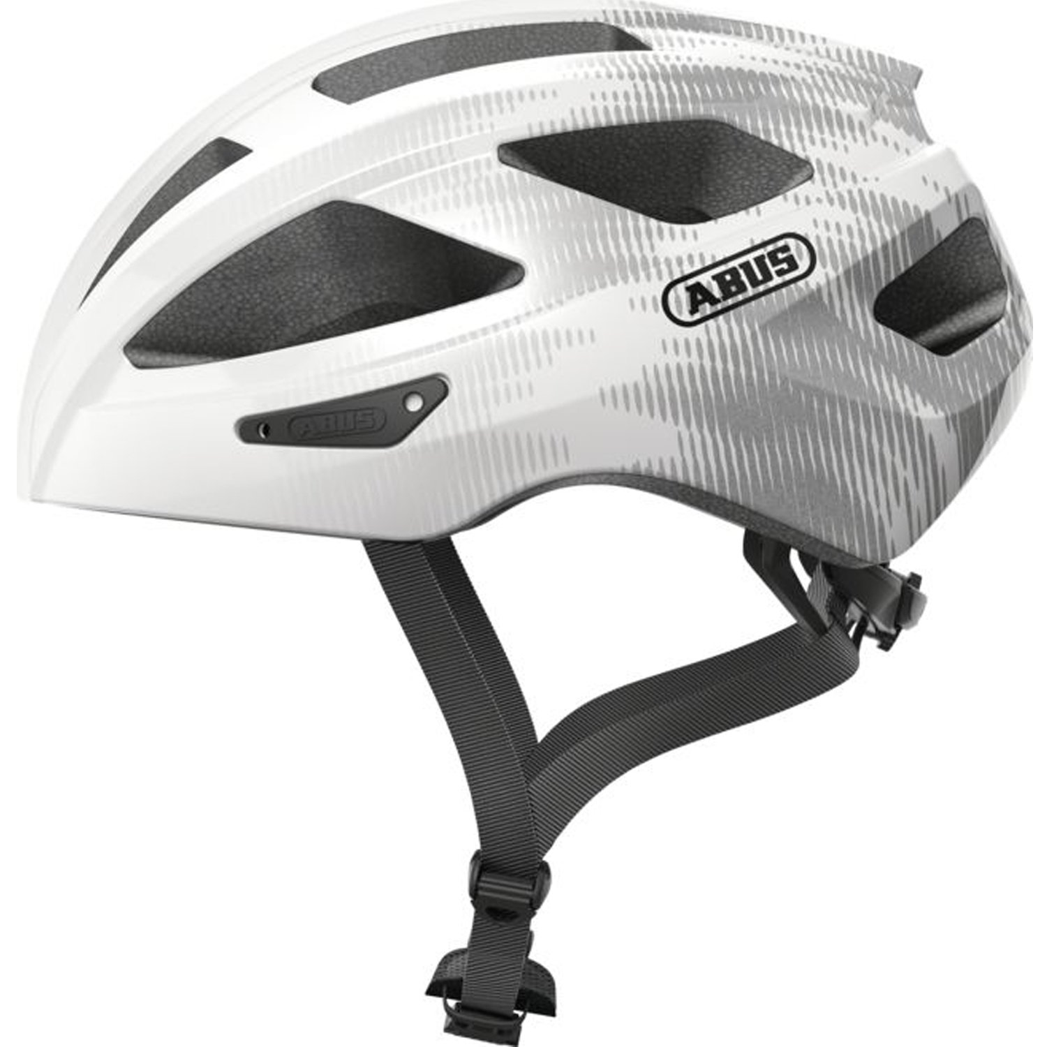 

Велошлем ABUS MACATOR, white silver, 872341_ABUS (Размер: M (54-58 см)), Белый
